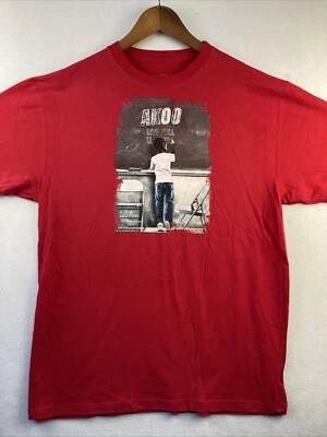 Camiseta Roja Akoo Hip Hop Live Full Live Well Skateboarding Talla Grande Nueva Sin Etiquetas Foto 1 de 4