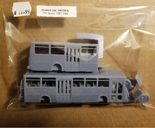 3D print  1/87 scale model kit  Ikarus 286 /  Orion III Transit Bus TTC (HB004) - Image 1 of 4