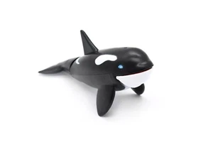 Orca, Killer Whale, Plastic Replica with Moveable Parts 6" Long CWG56 B179 - Picture 1 of 6