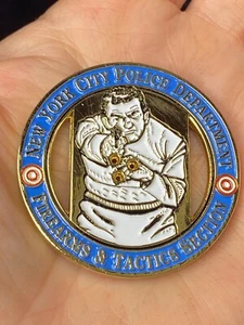NYPD Firearms & Tactics Section Firearms Instructor Challenge Coin 1.75" - Picture 1 of 3