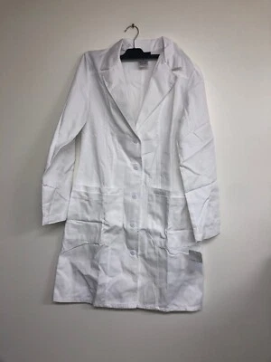 Cherokee Womens Scrubs 36” Lab Coat, White,X-Small - Image 1 of 3