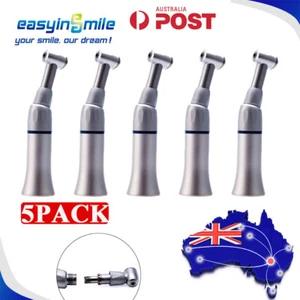 5Pack Dental E-Type Slow Low Speed Handpiece Push Button Contra Angle Handpiece - Picture 1 of 7