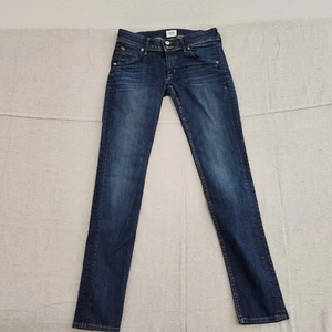Hudson Jeans Damen 27 blau Denim Stretch Collin Skinny Klappentasche niedriger Bund USA - Bild 1 von 17