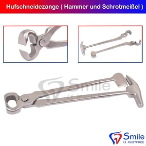 Alicates para cascos alicates de corte para cascos herramienta combinada martillo y cincel de chatarra cuidado de cascos - Imagen 1 de 4