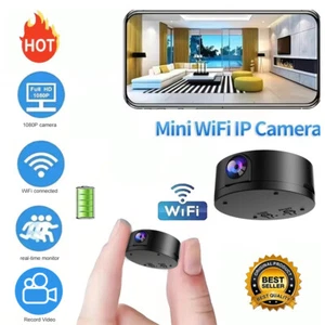 Mini Cámara Inalámbrica WiFi IP Seguridad para el Hogar 1080P HD Visión Nocturna Cámara Video DVR - Imagen 1 de 23