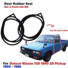 Door Rubber Seal Front LH+RH Set 2 Fits Datsun Nissan 720 2D Pickup 1980-86 P05