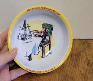 Curious George MARGARET & H A REY Cuenco de cereales plástico 1996 Zak Designs Taiwán - Imagen 1 de 5