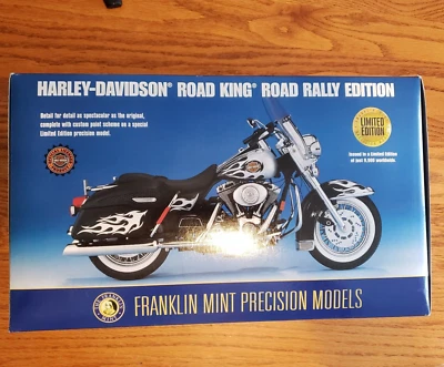Franklin Mint Harley Davidson Road King Rally Edition B11A750 F-2002 - Image 1 of 4