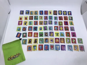 Gogo's Crazy Bones Lot of 76 Stickers and Pouch Bag - Picture 1 of 12