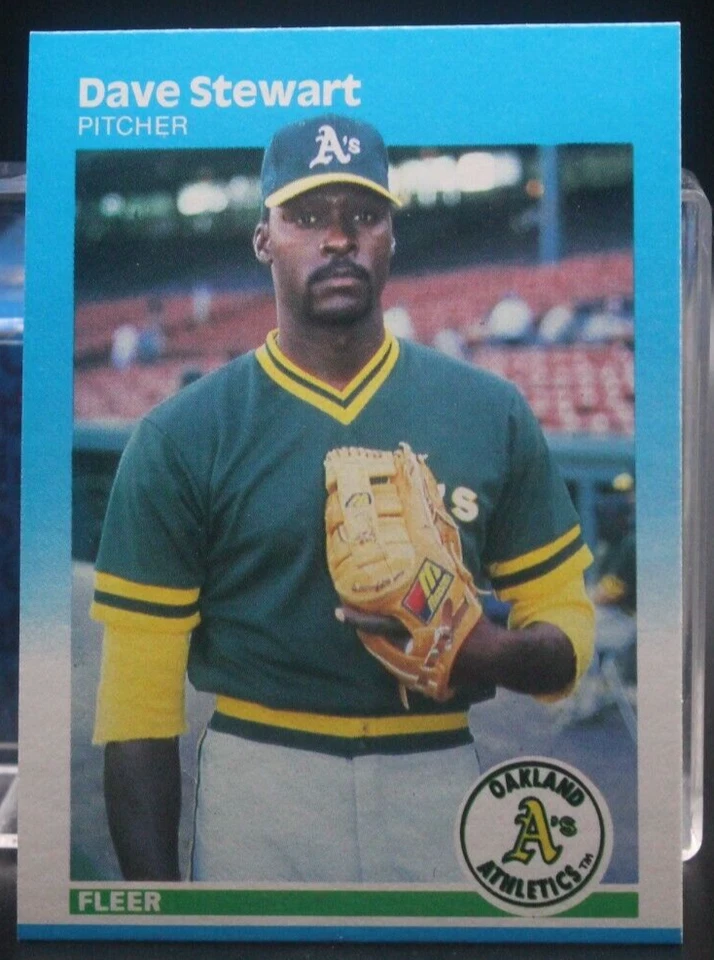 Dave Stewart (A's) - 1987 Fleer #406 - Image 1 of 1