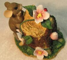 Charming Tails Fitz and Floyd OFFICE GIFTS 93/300 Desk Clock Figurine Mouse Mice