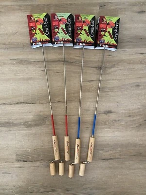 Fire Buggz Crank Eez Вращающийся Зефир Хот-дог Жаровня 4 Полюса Новый - Изображение 1 из 3