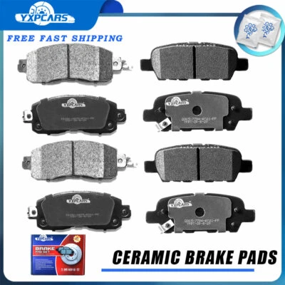 Pastillas de freno delanteras y traseras de cerámica para Nissan Altima 2013-2018 Foto 1 de 4