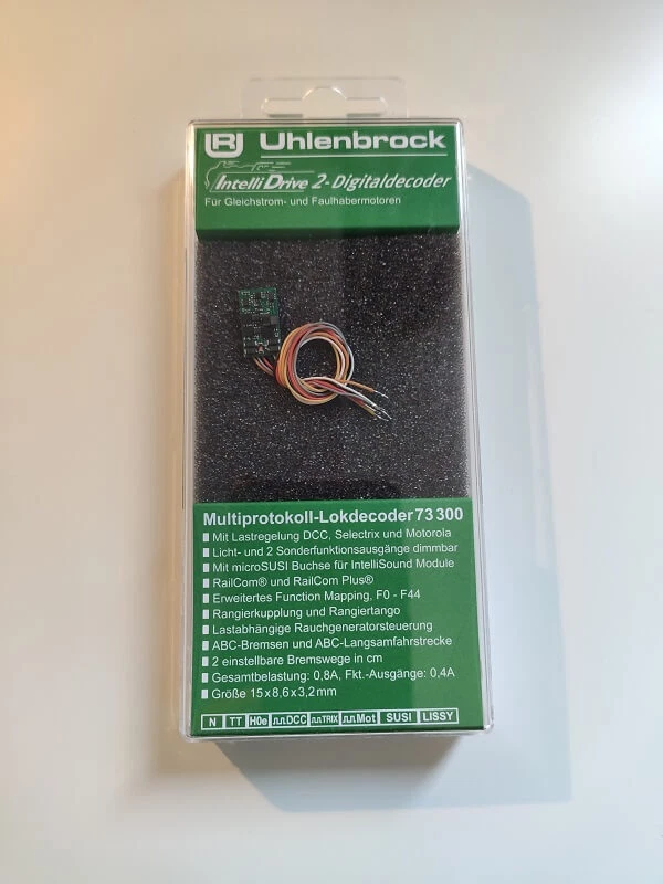 Uhlenbrock 73300 Mini Decoder MOT DCC Kabelbaum + kleine SUSI Buchse (73105) - Bild 1 von 1