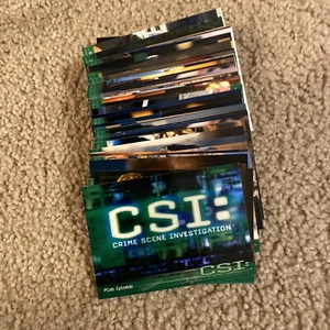 2003 CSI Complete Trading Card Set 1-100 Series 1 Strictly Ink - Picture 1 of 9