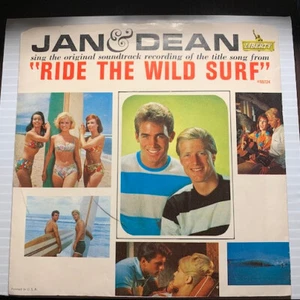 JAN & DEAN Surf sleeve 45 Ride The Wild Surf b/w The Anaheim, Azusa & Cucamonga - Picture 1 of 4