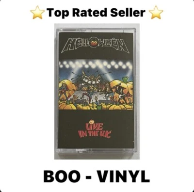 Helloween - Live In The U.K. Cassette Tape Heavy Metal TCEMC 3558 Ex / Mint - Image 1 of 4