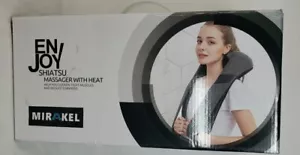 Mirakel Enjoy Shiatsu Massagegerät mit Wärme für Nacken, Schultern und Rücken MI-BLT-1 - Bild 1 von 3