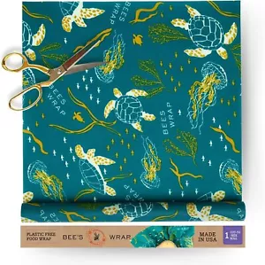Reusable Beeswax Food Wrap Roll XXL Cut-to-Size Eco Organic Cotton Sustainable - Picture 1 of 6