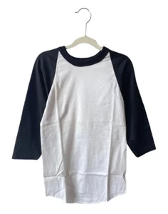 vintage russell athletic baseball tee shirt youth size small deadstock NOS 90s - Picture 1 of 6