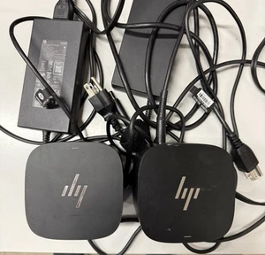 3 Sets Of HP Thunderbolt 120W G2 Docking Station HSN-iX01 with 120w AC Adapter - Afbeelding 1 van 4