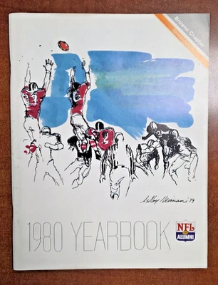 1980 NFL Alumni Anuario Cleveland Browns Capítulo - Jim Brown, Groza, Graham Foto 1 de 4