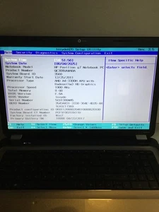 HP Pavilion G7–AMD A4-3300M APU–Radeon HD–8GB RAM–Grade B–No HDD/OS/Charger  - Picture 1 of 6