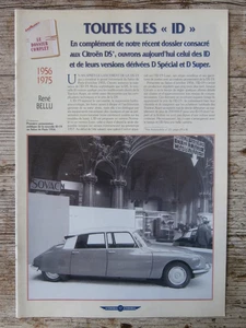 DOCUMENTS AUTOMOBILE / TOUTES LES CITROËN ID / 16 Pages - Foto 1 di 9