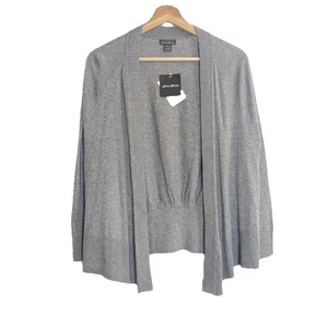 NWT Eddie Bauer San Juan Cardigan Sweater Gray Sz XL - Picture 1 of 11