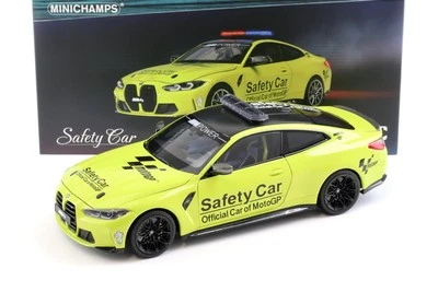 1:18 Minichamps BMW M4 (G82) Coupé 2020 Sao Paulo Giallo Safety Car MotoGP - Immagine 1 di 4