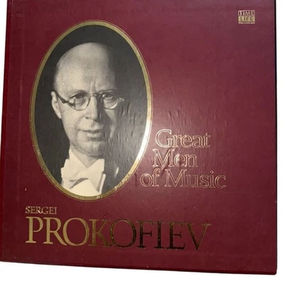 Time Life Great Men of Music Sergei Prokofiev 4 LP Box Set Vintage - Image 1 of 2