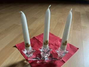 Swarovski Kerzenständer Kerzenhalter Kristallglas 3-flammig Mit 3 Kerzen . - Bild 1 von 5
