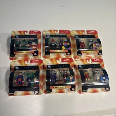 2007 DC Direct MiniMates Art Asylum Series 6 Lot Of 6 - Image 1 of 3