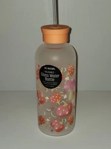OCS Designs Reusable Glass Water Bottle 25 Oz Fall Autumn Halloween Eco-Friendly - Picture 1 of 13