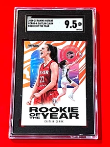 SGC 9.5 Caitlin Clark 2024 Panini Instant A WNBA Rookie of the Year 9342 - Picture 1 of 2