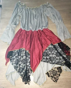 DISFRAZ CASTAWAY CUTIE HALLOWEEN MUJER COMPLETO MEDIANO 8/10 6 PIEZAS ¡BONITO!! - Imagen 1 de 4