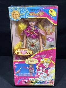 Muñeca Sailor Moon Super S Chara Talk Super Sailor Venus Bandai 1995 nueva sellada - Imagen 1 de 19