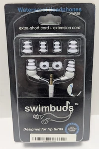 Swimbuds Waterproof Headphones Designed for Flip Turns Buds Only New in Box - Picture 1 of 3