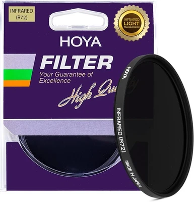 Hoya 46mm Infrared R72 Glass Filter from 760nm and 860nm. U.S. Authorized Dealer - Image 1 of 4
