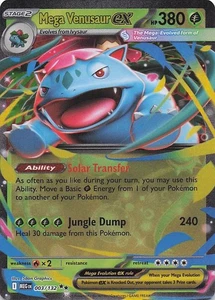 Mega Venusaur ex - Doble Raro Holo ME01: Mega Evolution 003/132 casi nuevo - Imagen 1 de 2