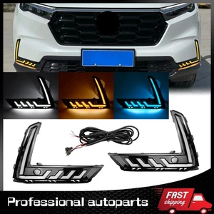 Par de luces antiniebla LED DRL con orificio sensor para Honda CR-V CRV 2023-2025 - Imagen 1 de 9