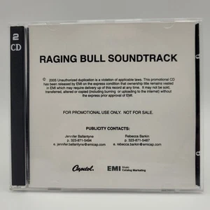 Raging Bull Soundtrack CD Album Promo Advanced Copy Movie 2005 Bologna Municop - Foto 1 di 4