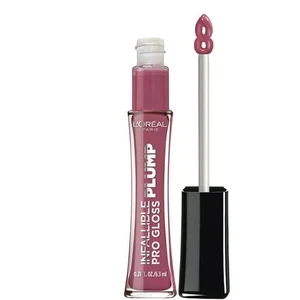 Set of 2 L'Oreal Paris Infallible Pro Gloss Plump Lip Gloss, Moonlit Rose - Picture 1 of 6