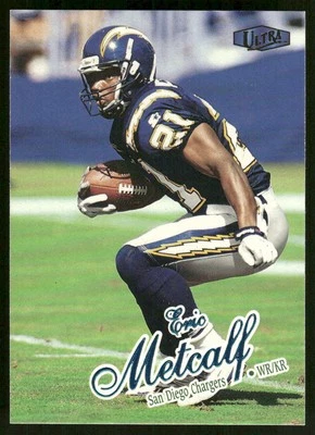 1998 Ultra #19 Eric Metcalf San Diego Chargers Football Card - Image 1 of 2