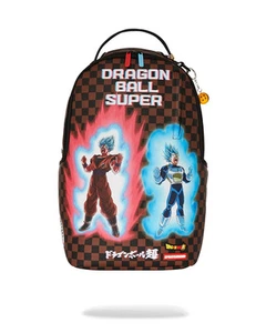 Mochila Doble Sprayground Goku & Vegeta🔥Nueva Bolsa de Libros Negra Grande Bolso Escolar - Imagen 1 de 11