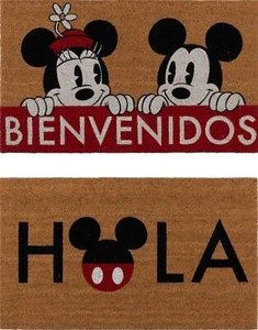 Gertmenian Disney Mickey Mouse Doormat Rug Retro Front Door Coir Mat Welcome ... - Picture 1 of 8