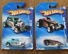Hot Wheels Hot Rods Combo 2010 Long Card 32 Ford & Deuce Roadster Free Post Aus