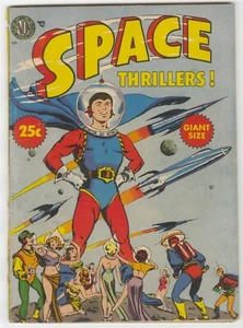 Space Thrillers 4.5 VG+ Avon Comic Sci-Fi Giant-Size 1954 Golden Age SCARCE! - Picture 1 of 2