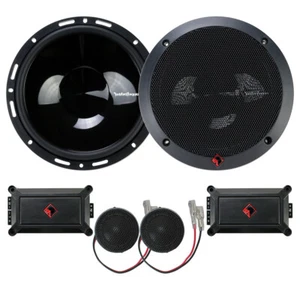 Rockford Fosgate P165-SE 6-1/2" Euro Fit Component Speaker External Crossover OB - Picture 1 of 7