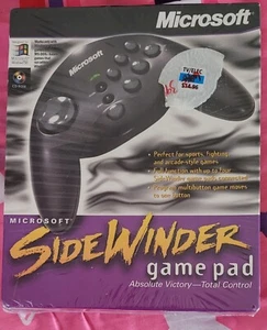 Microsoft Sidewinder Game Pad Controller (Vtg 1996) 15 Pin Port New Open Box - Picture 1 of 3